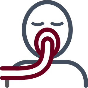 Icon of person using CPAP machine